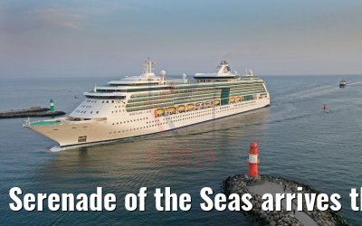 Serenade of the Seas arrives the port of Warnemuende 07.08.2019