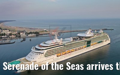 Serenade of the Seas arrives the port of Warnemuende 07.08.2019