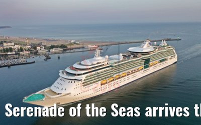 Serenade of the Seas arrives the port of Warnemuende 07.08.2019