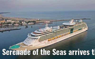 Serenade of the Seas arrives the port of Warnemuende 07.08.2019