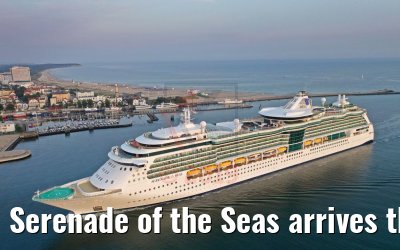 Serenade of the Seas arrives the port of Warnemuende 07.08.2019