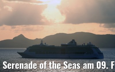 Serenade of the Seas am 09. Februar 2010 vor Basseterre