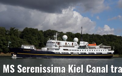 MS Serenissima Kiel Canal transit 15.08.2014