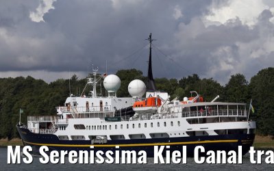 MS Serenissima Kiel Canal transit 15.08.2014