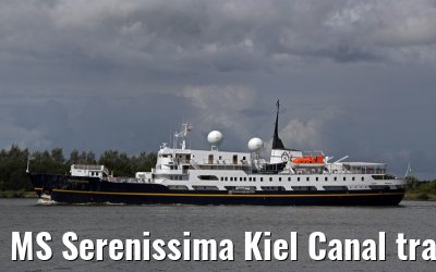 MS Serenissima Kiel Canal transit 15.08.2014