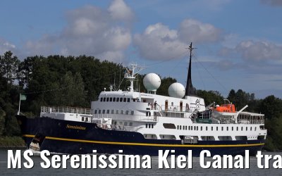 MS Serenissima Kiel Canal transit 15.08.2014