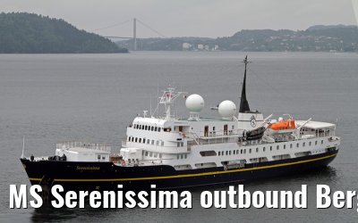 MS Serenissima outbound Bergen July 04, 2013