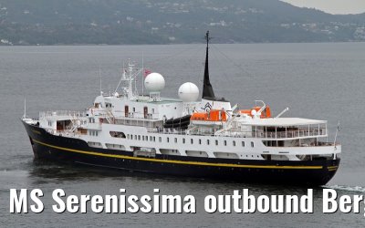 MS Serenissima outbound Bergen July 04, 2013