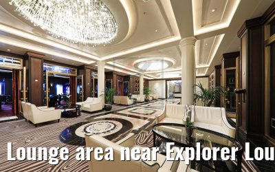 Lounge area near Explorer Lounge Seven Seas Explorer