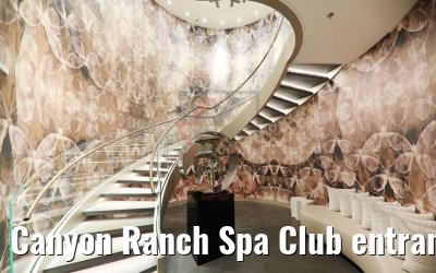 Canyon Ranch Spa Club entrance Seven Seas Explorer