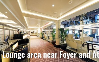 Lounge area near Foyer and Atrium Seven Seas Explorer