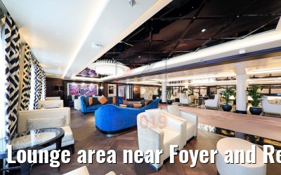 Lounge area near Foyer and Reception Seven Seas Explorer