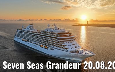 Seven Seas Grandeur 20.08.2026 Kiel sunrise