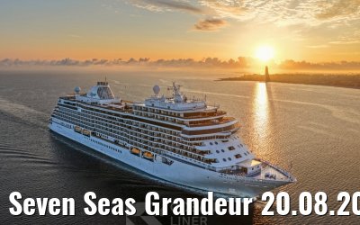 Seven Seas Grandeur 20.08.2026 Kiel sunrise