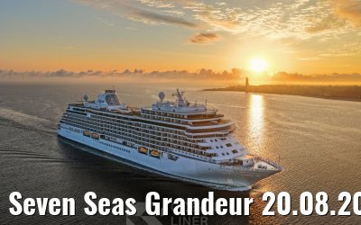 Seven Seas Grandeur 20.08.2026 Kiel sunrise