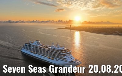 Seven Seas Grandeur 20.08.2026 Kiel sunrise