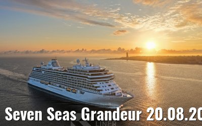 Seven Seas Grandeur 20.08.2026 Kiel sunrise