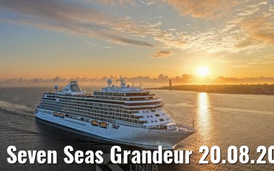 Seven Seas Grandeur 20.08.2026 Kiel sunrise