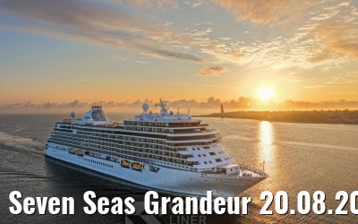 Seven Seas Grandeur 20.08.2026 Kiel sunrise