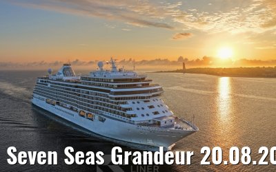 Seven Seas Grandeur 20.08.2026 Kiel sunrise