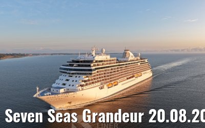 Seven Seas Grandeur 20.08.2026 Kiel sunrise