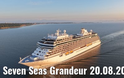 Seven Seas Grandeur 20.08.2026 Kiel sunrise