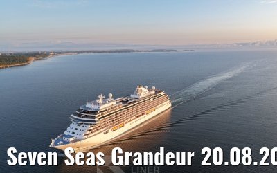 Seven Seas Grandeur 20.08.2026 Kiel sunrise