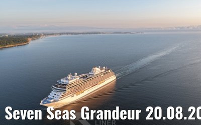 Seven Seas Grandeur 20.08.2026 Kiel sunrise