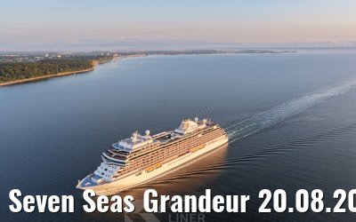 Seven Seas Grandeur 20.08.2026 Kiel sunrise