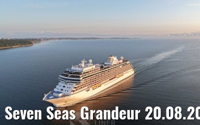 Seven Seas Grandeur 20.08.2026 Kiel sunrise