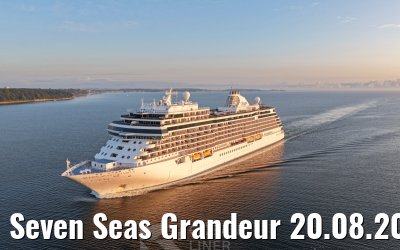 Seven Seas Grandeur 20.08.2026 Kiel sunrise