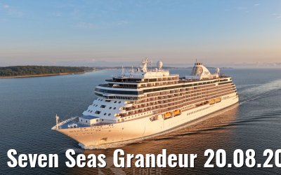 Seven Seas Grandeur 20.08.2026 Kiel sunrise