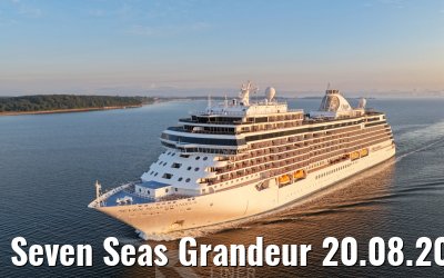 Seven Seas Grandeur 20.08.2026 Kiel sunrise