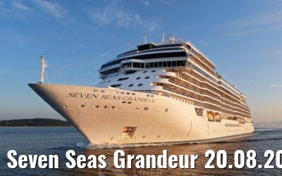 Seven Seas Grandeur 20.08.2026 Kiel sunrise