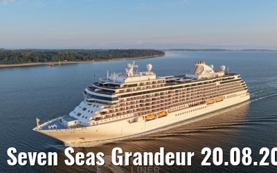 Seven Seas Grandeur 20.08.2026 Kiel sunrise
