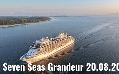 Seven Seas Grandeur 20.08.2026 Kiel sunrise