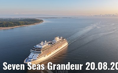Seven Seas Grandeur 20.08.2026 Kiel sunrise