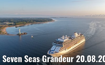 Seven Seas Grandeur 20.08.2026 Kiel sunrise