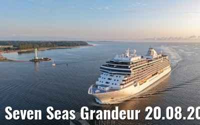 Seven Seas Grandeur 20.08.2026 Kiel sunrise