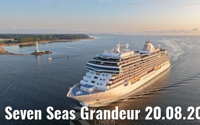 Seven Seas Grandeur 20.08.2026 Kiel sunrise