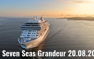 Seven Seas Grandeur 20.08.2026 Kiel sunrise
