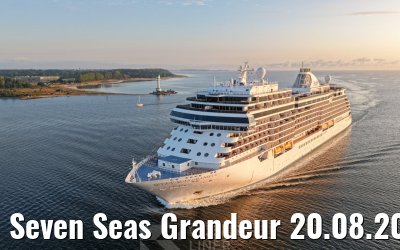 Seven Seas Grandeur 20.08.2026 Kiel sunrise
