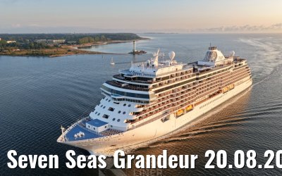 Seven Seas Grandeur 20.08.2026 Kiel sunrise
