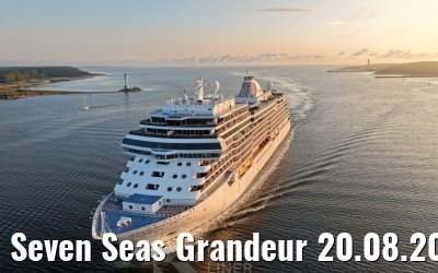 Seven Seas Grandeur 20.08.2026 Kiel sunrise