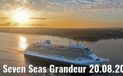 Seven Seas Grandeur 20.08.2026 Kiel sunrise