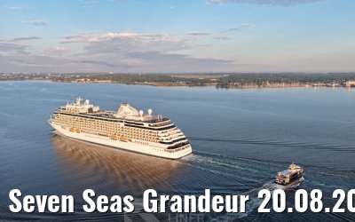 Seven Seas Grandeur 20.08.2026 Kiel sunrise