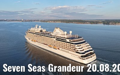 Seven Seas Grandeur 20.08.2026 Kiel sunrise