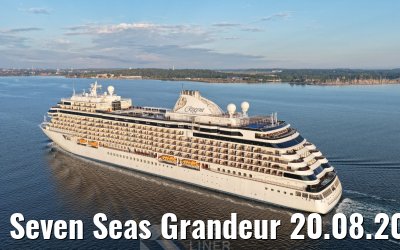 Seven Seas Grandeur 20.08.2026 Kiel sunrise