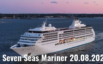 Seven Seas Mariner 20.08.2025 Kiel arrival
