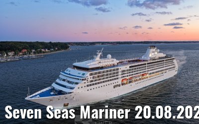 Seven Seas Mariner 20.08.2025 Kiel arrival